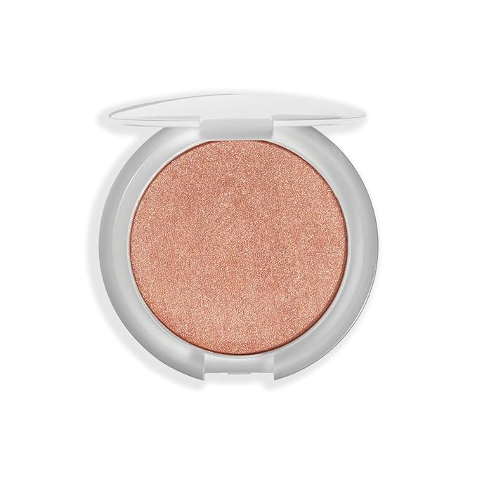 OFIR Pivot Powder | Multi-Use Glow Hydrating Highlight Blush Face Powder | Vegan Formula, Lightweight Buildable Texture | Crease-Free Compact Blush Highlighter | Sunset Spark - Warm Copper | 0.24 OZ