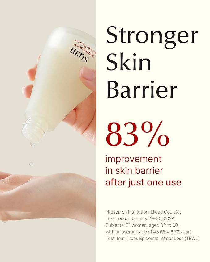 SU:M Secret Essence (2.71 fl oz) - Korean skin care, Skin Barrier Repair Hydrating Serum for Face, Moisturizer, Facial Serums