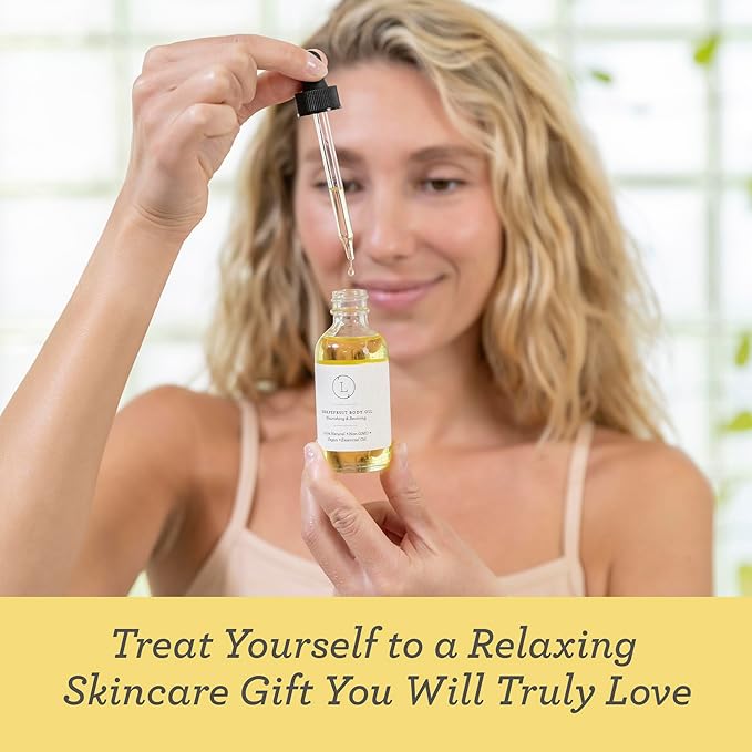 Lizush Luxury Spa Gifts for Women - 9 Piece Citrus Spa Gift Baskets for Women, Relaxation Birthday Gift Set, Handmade in the USA, Self Care Gift Sets For Wife, Mom, Co-Worker, Best Friend