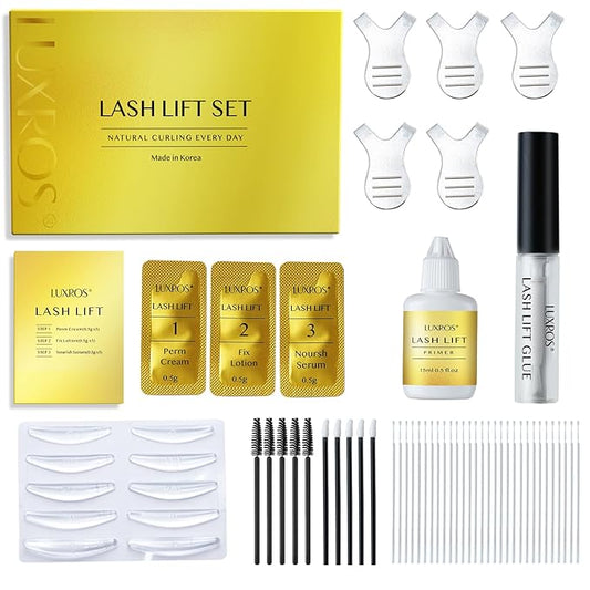 AYASAL Lash Lift Kit for Eyelash Perm: Advanced Korean Thio-Free Keratin Formula for Long-Lasting Curl – Gentle Lash Lifting Set for Home or Professional Use – Also Great for Brow Lamination