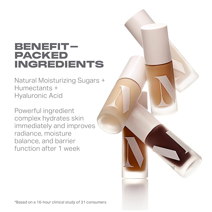 Morphe Lightform Dewy Foundation - Extended Hydration Foundation Makeup with a Lasting, Natural Radiant Finish - Long-Wearing Formula with Buildable, Medium Coverage - Medium 13N (1.01 fl oz)