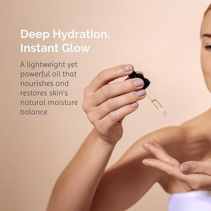 Skön Beautifully Strong Miracle Face Oil - 30ml Fast Absorbing Plant-Based Serum Vegan Natural Botanical Skincare for Dewy, Glowing, Smooth Complexion Lightweight Daily Moisturizer for Minimal Routine