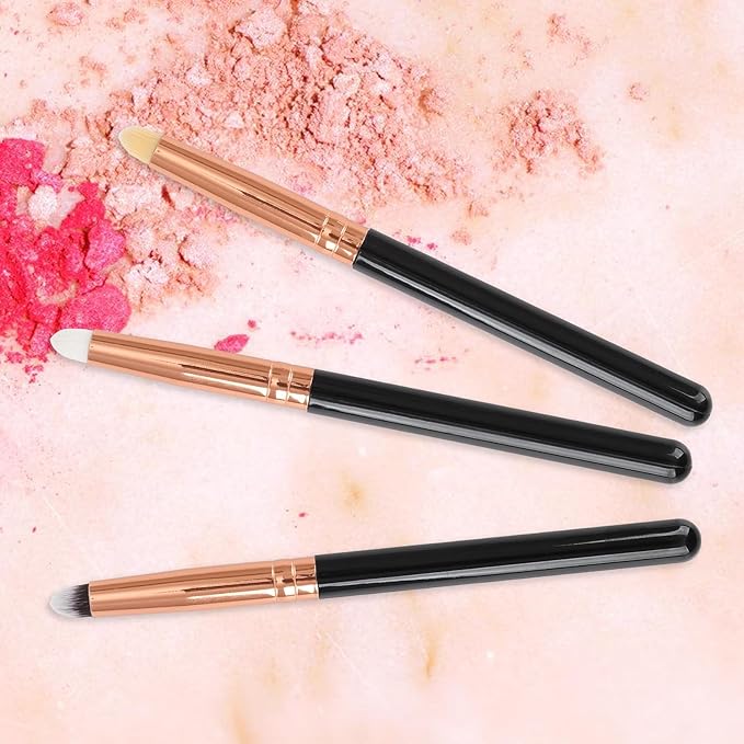 Professional Small Pencil Eyeshadow Brush 24Pcs for Eye Shadow Eyeliner Smudge Blending Precision Perfect Cut Crease Makeup Brushes Tool Set（Multicolor-EA01）