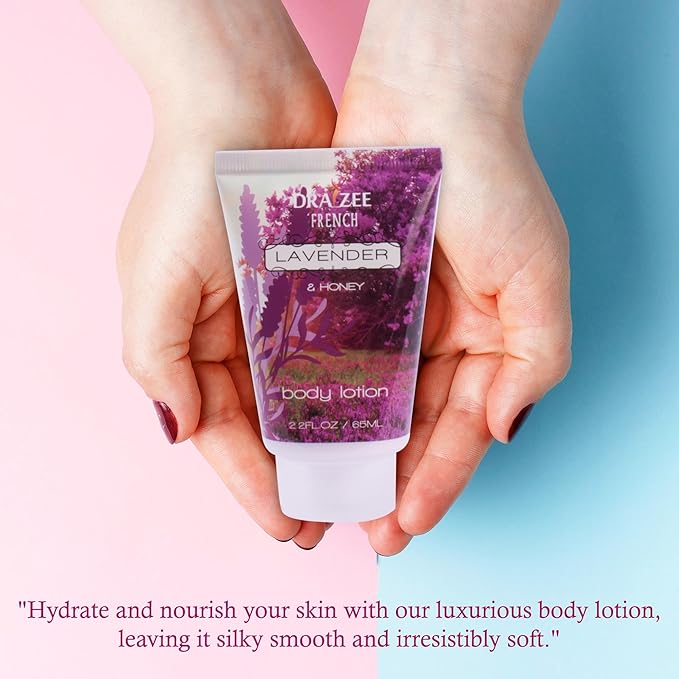 Luxury Spa Gifts for Women – 8 Pc Lavender Scented Bath and Body Set with Bubble Bath, Lotion & More – Luxury Self Care Kit for Wife, Mom, Best Friend, Girlfriend, Anniversary Gift by Draizee