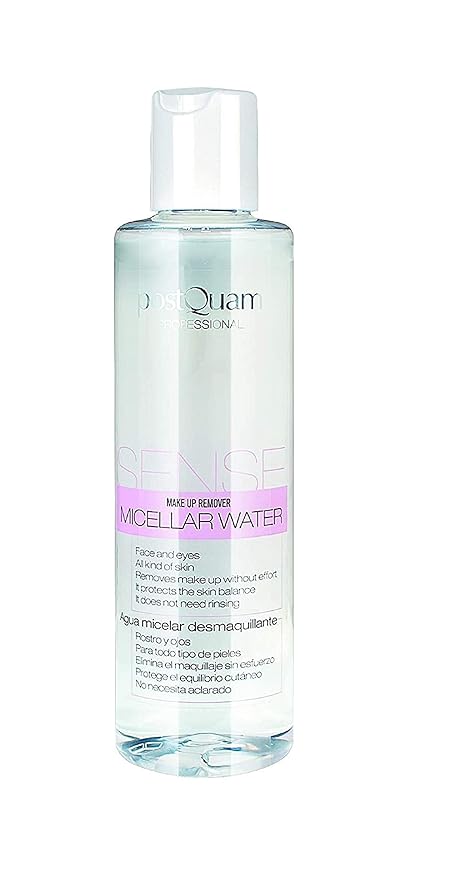 POSTQUAM Professional Sense Cleansing Facial Micellar Water 200ml - Provides An Immediate Sense Of Comfort - Fresh Lotion For Cleansing And Removing Make-Up Residue – Skin Moisturizer
