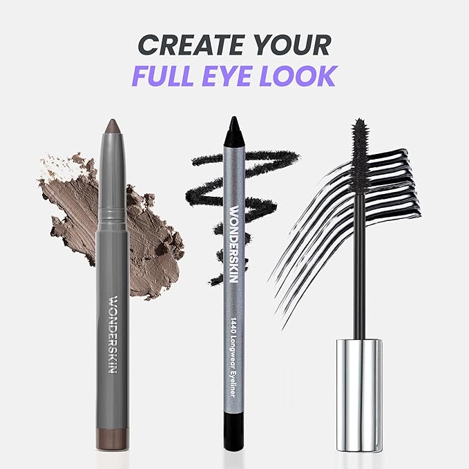 Wonderskin IYKYK Eyeshadow Stick - Longwear Eye Shadow Sticks, Budge-Proof and Waterproof Matte Eyeshadow Stick with Built-in Sharpener (Mink)