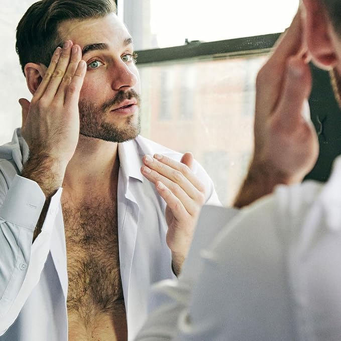 Brickell Men's Daily Anti-Aging Day and Night Serum Routine, All Natural and Organic, Unscented