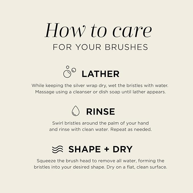 HALEYS Contour Brush VEGAN + CRUELTY-FREE, Angled & Tapered with Fluffy Bristles, Ideal for powder, cream, liquid, Use with blush, contour, bronzer, Sustainable Wood