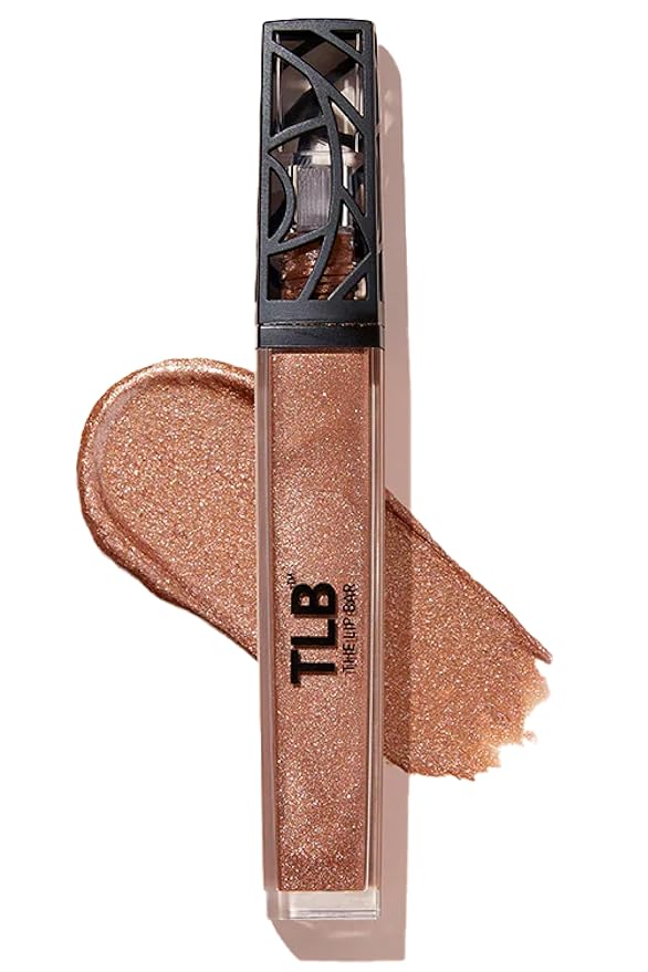 The Lip Bar - Lip Gloss, Goddess (Golden Bronze Shimmer) - Gloss Up Sheer Finish - Smooth, Not Sticky Formula - Coconut Oil, Olive Oil, Argan Oil & Vitamin E - Vegan & Cruelty Free - .30 fl oz