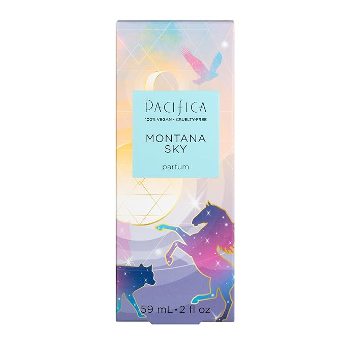 Pacifica Montana Sky Spray Perfume – Clean Vegan Fragrance for Women with Cedarwood & Sage – Grounding Earthy Woodsy Scent w/Cedarwood, Black Pepper, Sage, Cruelty-Free & Long-Lasting, 2 fl oz