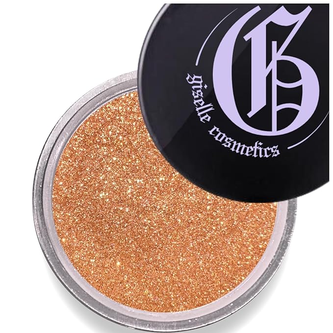 Bronze Star Organic Eye Shadow: High Pigment, Talc-Free Mineral Eyeshadow Palette Makeup with Matte, Shimmer, and Glitter Effects, Loose Powder for Smokey and Natural Looks