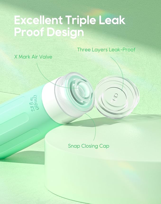 Morfone 16 Pack Travel Bottles Set for Toiletries, TSA Approved Travel Containers Leak Proof Silicone Squeezable Travel Accessories 2oz 3oz for Shampoo Conditioner Lotion Body Wash (BPA Free)