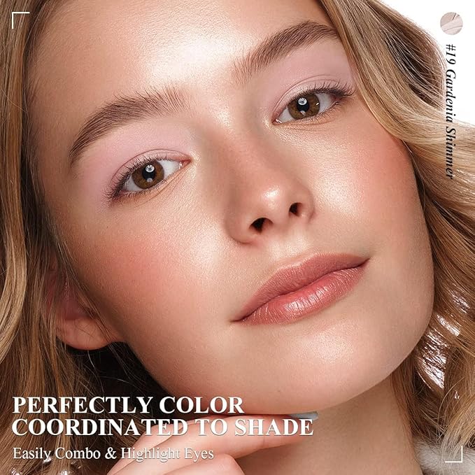 6PCS Champagne Pink Eyeshadow Stick Makeup Sets, Long Lasting Cream Shadow,Metallic And Matte Shimmer Eye Shadow Eye Brightener Stick Pencil Crayon, B04-Champagne Pink