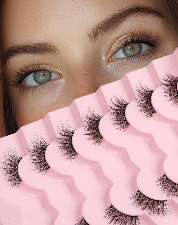 Half Lashes Natural Half Eyelashes Wispy Corner Lashes Cat Eye HE-19