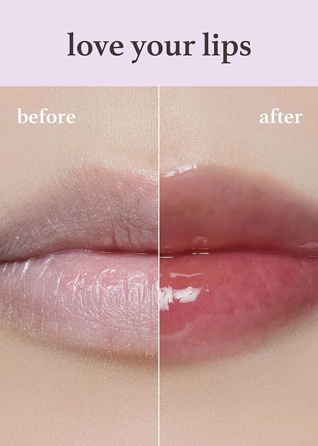 NOONI Korean Vegan Lip Oil - Applefig, 0.12 Fl Oz + Korean Lip Oil - Applecherry, 0.12 Fl Oz Bundle