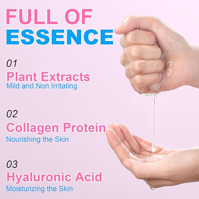 VESPRO 100 Pack Collagen Essence Sheet Facial Masks, Bulk Face Masks Skincare, Hydrating Face Masks for All Skin Types, Moisturizing and Soothing, Skin Care Spa Face Mask