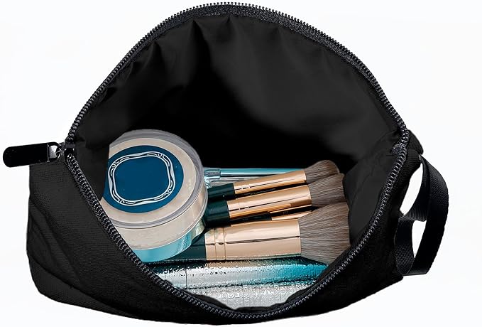 SEAMOON Birthday Bridal Shower Unique Initial Gifts for Women Mom Sister Daughter Friend Bff Personalized Travel Makeup Cosmetic Bag with Mirror Valentines Mothers Day Christmas Graduation U