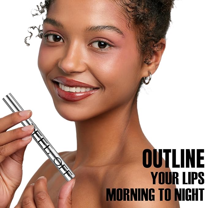 LANGMANNI Long-Lasting Peel Off Lip Liner Set, Waterproof & Smudge-Proof Matte Lip Liners Gift Makeup For Girls（#1）