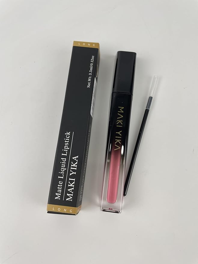 MAKI YIKA Pink Lipstick for Women Color Stay Long Lasting Lipsticks Nude Matte Liquid Lipstick Waterproof Cruelty-Free Lip Color |Warm Pink
