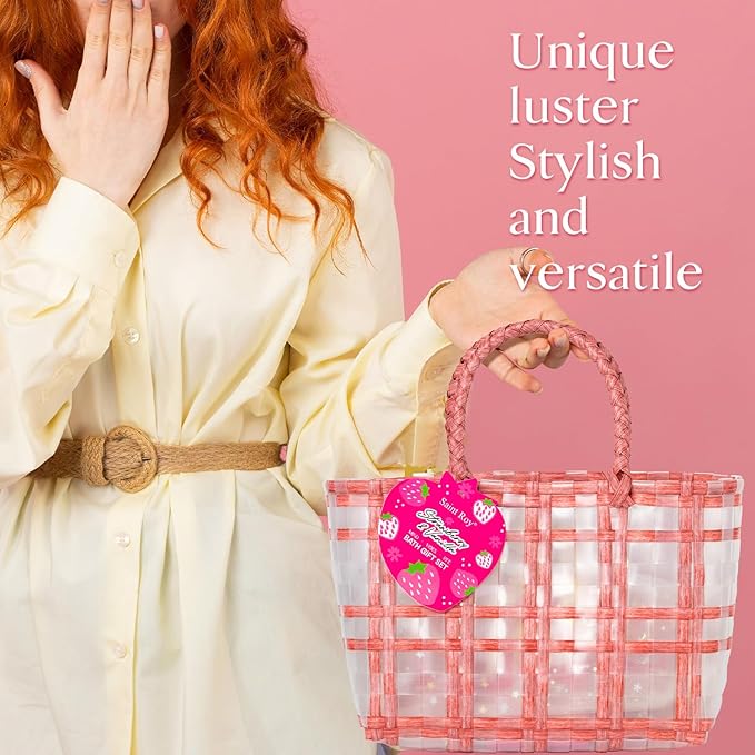 Spa kit for Women, Unique Birthday Gifts for Women, Bath Sets for Girl Gift for Teen Girls Tote Bag, 13pc spa gift baskets for girls beauty Bag bath products for Daughter, Girlfriend Mother's Day