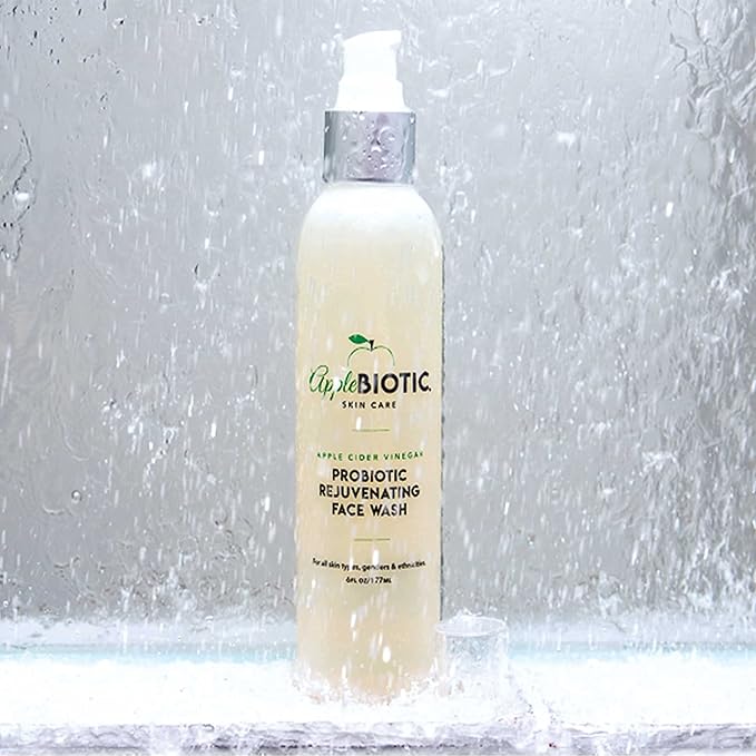 Apple Cider Vinegar Natural Face Wash 3 PK: Exfoliating Gel Foaming Facial Cleanser For Men, Women and All Skin Types. Cleanses Oily Skin, Calms Acne Breakouts and Removes Makeup