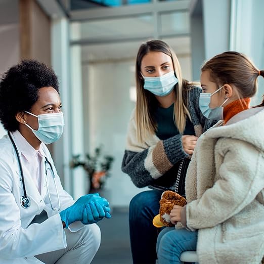 Be Smart Get Prepared 50 pcs FACE MASK, 3 Ply Protective Barrier, Single Use, Disposable Earloop – Home, Travel, Office, School, Work, Outdoors