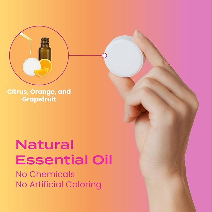 Body Restore Shower Steamers Aromatherapy 6 Pack - Birthday Gifts for Women, Men, Travel Essentials, Stress Relief, Relaxation, Self Care - Citrus