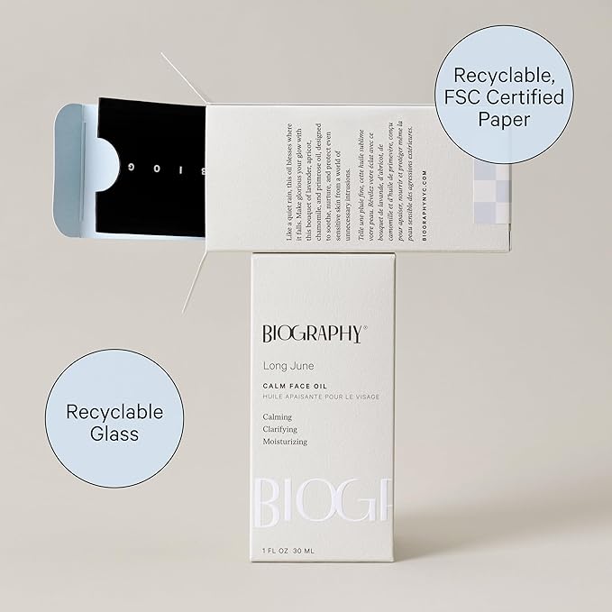 Face Oil Quieting Skincare Beauty Treatment, 30ml. Anti-Aging Vitamin E, Moisturizing Primrose, Soothing Calendula. All Skin Types. Organic Vegan Facial Oil for Women Face Skincare Moisturizer