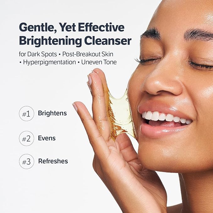 SUNGBOON EDITOR Kojic Acid Niacinamide Face Wash | Turmeric Cleanser for Dark Spots & Radiance | Korean Skin Care with Hyaluronic Acid | Gentle Makeup Remover & Blackhead Cleanser