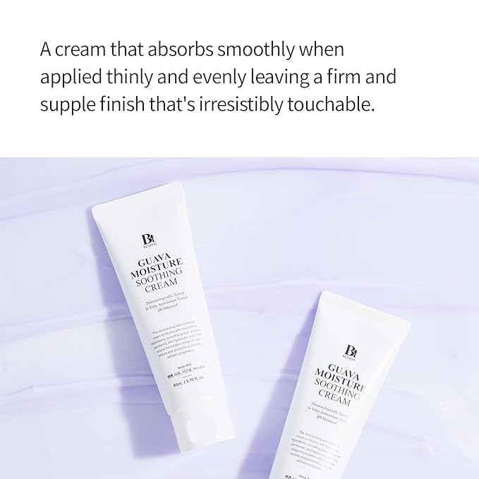 BENTON Guava Moisture Soothing Cream - Skin Soothing and Moisturizing Effect for Dry Skin & Sensitive Skin, Not Tested on Animals, Korean Skin Care
