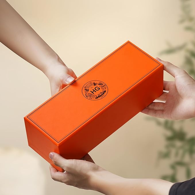 Dendrobium Tangerine Peel Herbal Tea Gift Set – Caffeine-Free Chinese Wellness Blend for Immunity & Liver Health | 20 Tea Bags + 100g Rock Sugar | Natural Ingredients | Premium Holiday Gift Box for Parents & Tea Lovers