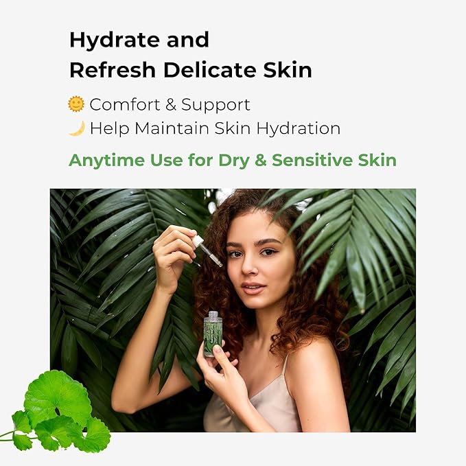 BMBCO The Cica Serum – Calming & Balancing Ampoule for Sensitive Skin | Vegan Korean Skincare with Tiger Grass – 30ml / 1.01 fl oz