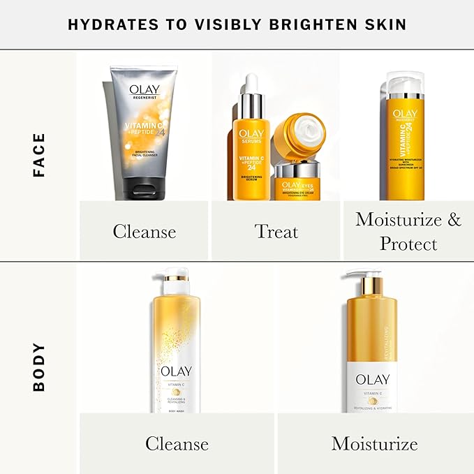 Olay Vitamin C Hydrating moisturizer with sunscreen, SPF 30, 1.7 Oz