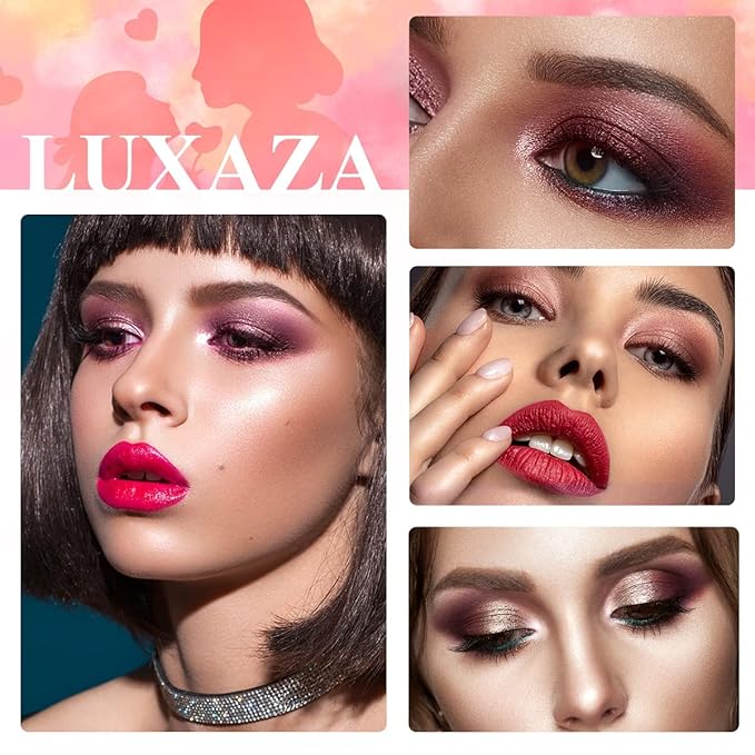 6PCS Eyeshadow and Eyeliner Pen,Matte And Shimmer Cream Eyeshadow Pencil Crayon,Champagne Rose Pink Eye Brightener Stick,Waterproof Long Lasting Highlighter Makeup Stick