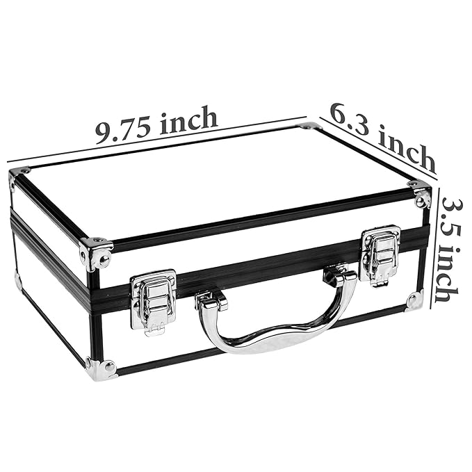 SHANY Carry All Make up Train Case with Pro Makeup Set, Beauty Brushes, Lipsticks, Eye Shadows, Blushes, Powders, and more - Reusable Cosmetics Storage Organizer - Premium Gift Packaging - Black