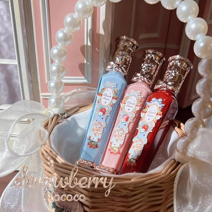 Flower Knows Strawberry Rococo Cloud Lip Cream,Velvety Matte Liquid Lipstick,Nude Lipstick,Long Lasting Lip Stain,Kiss-proof Blurred Lipstick for Girls&Women,0.12 Fl Oz(S02 Peachy Milk)