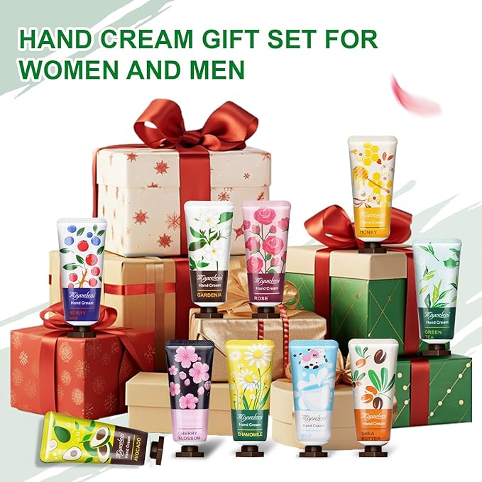 80 Pack Hand Cream Gift Set: Hand Lotion Travel Size, Teacher Appreciation Gifts, Hand Cream for Dry Cracked Hands, Mini Lotion Bulk, Small Gifts for Women Corworkers Nurse Birthday Party