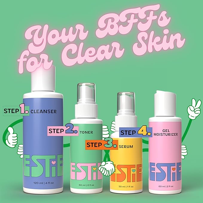 InstaNatural BESTIES Gentle Teen Spray Face Toner | with Vitamin C, Hyaluronic Acid, Niacinamide for Hydration, Smoothness, Even Skintone | Simple Skincare for Healthy Skin (for All Skin Types)