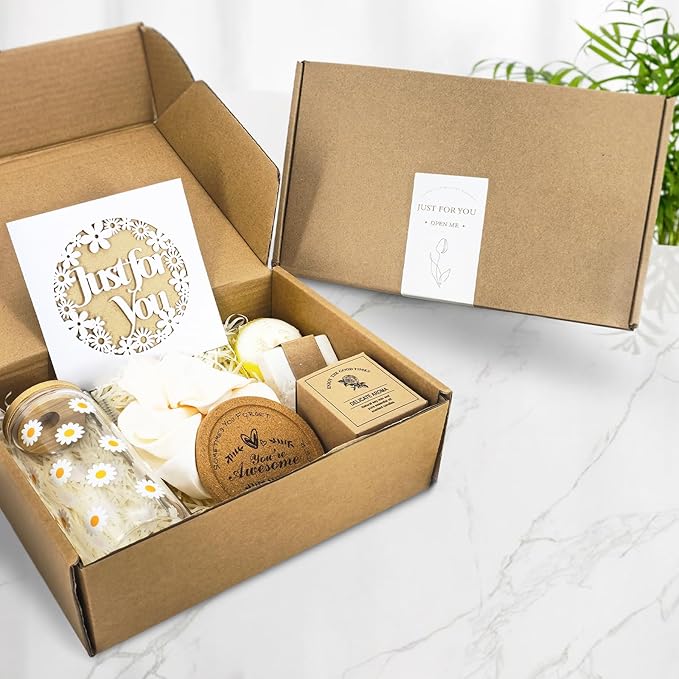 Gift Baskets for Women, Best Friend Friendship Gifts, Women Self Care Package, Mental Health Stress Relief Box for Mom Her Sister Friends