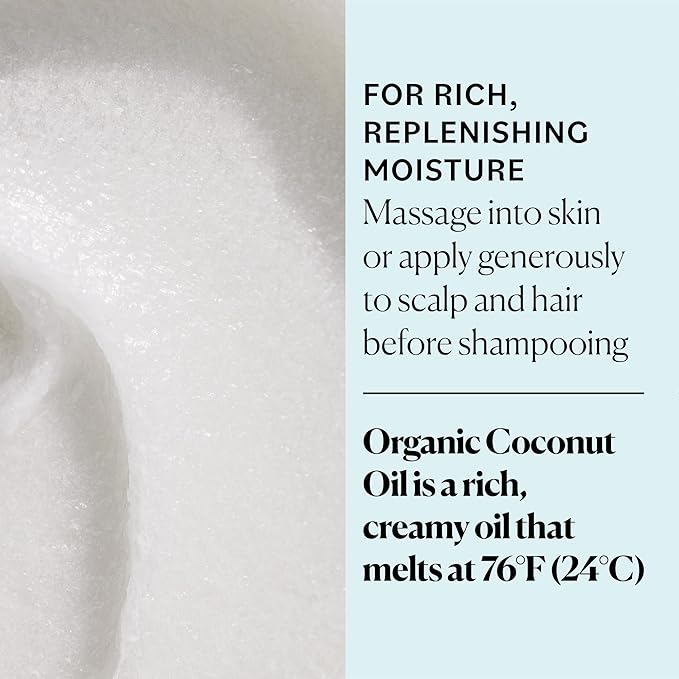 Sky Organics - Multipurpose Organic Coconut Oil for Skin & Hair, 16.9 fl oz - Extra Virgin Hair Oil & Body Moisturizer - Vitamins, Antioxidants & Fatty Acids - Vegan, Cruelty Free - w ebook