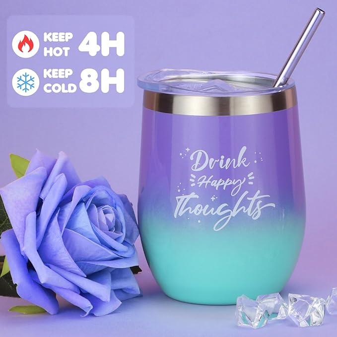 Gifts for Mom, Birthday Gifts for Women, Relaxing Spa Gifts Care Package with Luxury Flannel Blanket, Light-Up Rose Flower, Unique Mothers Day Gifts for Mom, Wife, Grandma, Sister, Friends