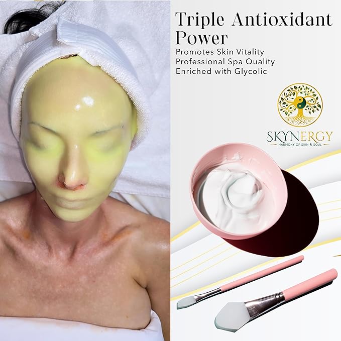 White Gold with Glycolic Jelly Face Mask | HydroGlo Jelly Mask for Skin Hydration | Radiance and Reduced Pigmentation | Vajafacial Jelly Mask | 12 Applications (30 Fl Oz).