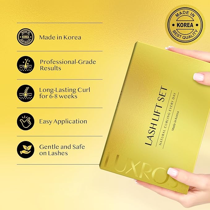 AYASAL Lash Lift Kit for Eyelash Perm: Advanced Korean Thio-Free Keratin Formula for Long-Lasting Curl – Gentle Lash Lifting Set for Home or Professional Use – Also Great for Brow Lamination
