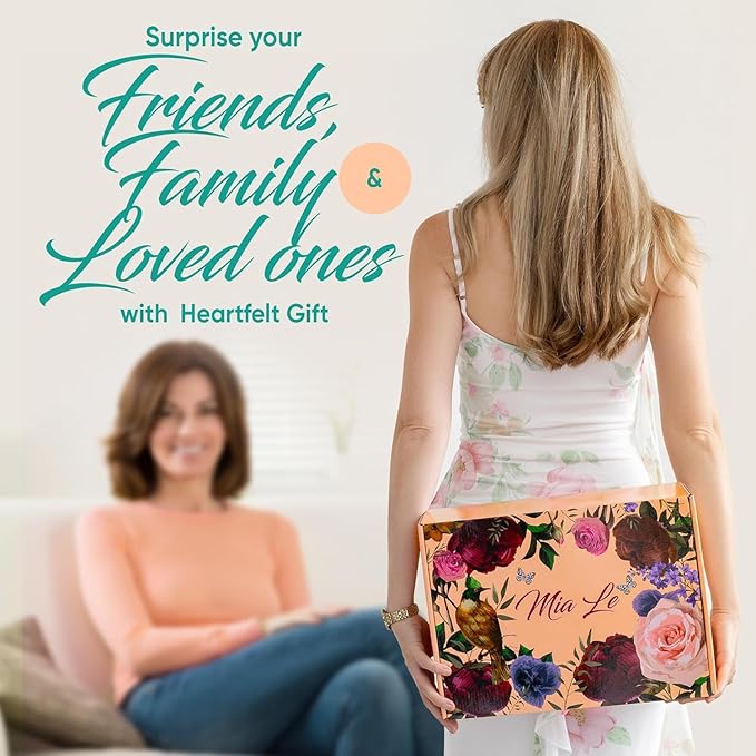 Luxury Spa Gift Basket Set – 16 Pcs Bath Set with Bath Bombs, Body Lotion, Shower Gel & More – Relaxing Gifts for Women & Men – Perfect for Birthday, Christmas, Thank You & Bridal Shower(Turquoise)