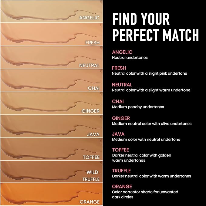 Frankie Rose Cosmetics Our Lil’ Secret Concealer - Full, Long Lasting Coverage for Dark Circles and Fine Lines - Easy to Blend - Soft, Smooth Complexion - Toffee