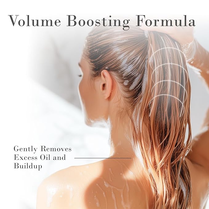 VoCÊ Natural Volume Conditioner for Fine to Medium Hair | Anti-Frizz, Shine Enhancing, Non-Toxic, Cruelty-Free, Vegan with Olive Fruit Oil, Swertia Japonica, Acai Berry, and Coconut (8.5 oz | 250 ml)