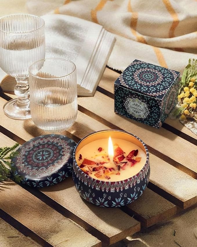 Coralogo Natural Spa Gift Baskets - Natural Pampering Spa Set, Self-Care Beauty Gift Basket, Wellness Bath & Body Works, Unique Gifts for Birthday, Valentines Day, Mothers Day for Mom, Wife, Her