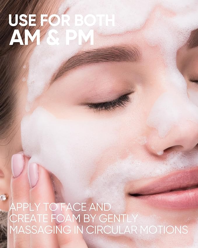 5X Ceramide Low pH Facial Cleanser, Gentle Hydrating Face Wash with Hyaluronic Acid, Daily Face Wash for Dry to Normal Skin, Sensitive Skin Tested, Not Tight, Fragrance Free