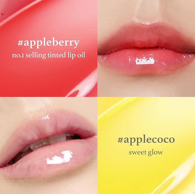 NOONI Korean Hydrating Lip Oil Gift Set + Applepeony Bundle