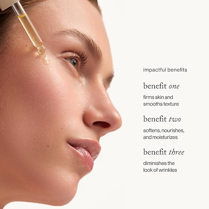 goop Beauty Nutrient Face Oil | Anti Aging Moisturizer for Smooth Skin Texture & Wrinkles | Bakuchiol, Cacay, & Organic Amla | 1 fl oz